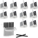 (80 kpl) Cerustop Wax Guard Suodattimet kuulo-apuun Supplies for Phonak, kuulo-apu vaha suodattimet Resound, Widex ja Unitron, kuulo-apuvälineet Varaosat Puhdistus Kit tarvikkeet työkalu(10 pakkausta)