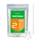 wananfu Koko 2 Tyhjät kapselit Kasvissyöjä (500 kreivi) Bundle 2 Micro Lab Spoons, Tyhjennä Täytettävä kasvispilleri Kapselit Koko 2 tehdä omia lisäravinteita