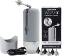 Wush Pro by Black Wolf - Original Deluxe Water Powered Ear Cleaner 6 Reusable Replacement Vins by Black Wolf - Turvallinen & Tehokas korvavaha Buildup - Electric korvavahanpoistopakkaus (Grey)