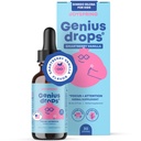JoySpring Genius Drops Smartberry Vanilla . Kasviperäisten Focus tuki lapsille Ginkgo Biloba, Licorice Root, Gotu Kola Extract, Piparminttu Leaf ... Liquid Formula..1fl oz (30 tarjoilua)
