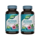 Nature's Way Echinacea Goldenseal - 900 mg Echinacea 7 Herb Blend per 2-kapseli tarjoilu - Immuuneja varten* - Cayenne Pepper, Gentian & Burdock - Gluteeniton - 180 Vegaanikapselia (paketti 2)
