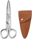 LIVINGO 5-1/5 tuuman Heavy Duty Electrician Sakset, Professional Taottu ruostumaton teräs Electrical Shears Loches teollisen strippaus, leikkaamalla Telecom kaapeli, Wire