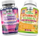 TUOREET TERVETULOA Elderberry Gummies ja D-vitamiini - Bundle