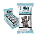 Jimmybar! - Cookies N Cream Protein Bars 19g Protein Bar - 7g Alhainen sokeri - 12 Count - 58g Health Bars - Funktionaalinen Välipala Real Food Ingredients - Käsin juotava suklaa - Valmistettu Real Peanuts