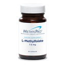 MethylPro L-Metyylifolaatti 7,5 mg - Tukee tervettä ajattelutapaa - Aktiivinen folaatti methylation Support & Biochemical Reactions - Erittäin biologisesti käytettävissä - Joustava Annostus - 30 Tarjoilu - 30 kapselia