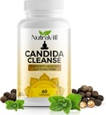Candida Cleanse (60 kapselia) Advanced suoliston liikakasvu Detox - Sisältää Oregano Leaf, Wormwood, Black Walnut - edistää digestiivinen terveys & Säännöllisyys naisten ja miesten