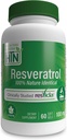 Resveratrol as ResVida 100mg Trans-Resveratrol 