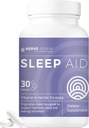 NERVE Renew Sleep Aid - Ravintolisä parempaan uneen - 30 kapselia - Toimii nopeasti - Hellävaraisesti kaikki luonnolliset kasviperäistä ja vitamiini Formula melatoniini, magnesium, sinkki, Aminohapot, yrttiuutteet
