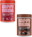 Happy Viking Chocolate and Strawberry Powder, by Venus Williams, 20G Protein, Low Carb, Keto, Vegan, Gluteeniton, Superfoods, Complete Meal Replacement, 2 Canisters (24 oz. Kukin)