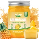 ACEYO (12 OZ Irish Sea Moss Gel Raw Vegan Ananas Flavor 102 Vitamiinit ja mineraalit Wild Harvennettu ei-GMO Immuuni puolustus Booster Kilpirauhasen Ruoansulatustuki