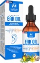 Organic Ear Oil for Ear Infektio - Natural Eardrops for Earache Prevention, uimarin korvan ja vahan poisto - Lapset, Aikuiset, Baby, & Dog Eurache Remedy - kanssa Mullein, Valkosipuli, Calendula Made in USA (2 Oz)