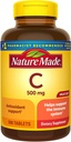 Luonto Valmistettu C-vitamiini 500 mg tabletit, 500 Value koko, Immuunit, gluteeniton (pakkaus 3)