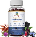 Black Seed Oil Gummies, Black Seed Oil, Sea Moss, Ashwagandha, Elderberry, Turmeeric, C-vitamiini, D, sinkki, Beet Root Powder, Tuki immuunijärjestelmä, Maksa, Kardiovaskulaarinen terveys, Radiantti hiukset ja iho