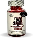 Kreatiini Monohydraatti Gummies- 5g- 30 Tarjoilut - Vegan Creatine Gummy Bears varten lihasten kasvua, lihasten hyödyntämistä, harjoittelun Recovery, Aivojen terveys - Ei lastausvaihe - Ei turvotusta