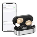 Ladattavat kuulolaitteet senioreille - 16 kanavaa Bluetooth kuulolaitteet - Näkymätön digitaalinen kuulovahvistin laitteet korvan melun vähentämiseksi, Käytössä puhelut iOS Android Music