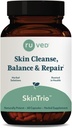 Ruved SkinTrio - Neem Supplement Organic Neem Extract & Amla, Skin & Microbiome Support Supplement - 60 kasvissyöjän kapselit (1 kreivi)