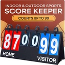 Upstreet tulostaulu / Score Keeper for Indoor & Outdoor Sports - Ping Pong/Baseball/Tennis/Basketball Tulostaulu tai Varsity tulostaulut / Volleyball Scorekeeper - Kannettava tulostaulu Flips jopa 99