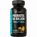 Probiootit 50 miljardia - 11 kanta Live Probiootti miehille & naisille - Paras tukea digestiivinen & immuuniterveys. kanssa Lactobacillus Gasseri - taattu teho loppuun