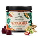 Ashwagandha KSM-66 Gummies for Kids & Teens - Pure Organic Root Extract Ayurvedic Supplement Gummy - Focus Mood Tuki Lisätä energiaa vahvuus 600 mg luonnollinen KSM66 Superior Imeytyminen
