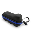 CASEMATIX Astma Inhaler Travel Case Lanyard ja Clip-on Keychain Carabiner, sisältää Inhalaattorin haltija tapaus Vain, musta