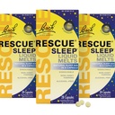 RESCUE Bach unineste sulaa, luonnon appelsiini vanilja maku, luonnollinen uniapu, stressiä lievittää, Homeopaattista kukka Essence, vapaa melatoniini, ei-alkohol, 3 pakkaus, 28 kreivi Each