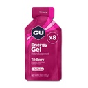 GU Energy Original Sports Nutrition Energy Gel, 8- count, Tri-Berry