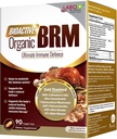 LABO Nutrition Bioactive Organic BRM - Advanced Immune Support & Young Natural Killer Cell Activity; 6 Therapy Mushrooms Lingzhi, Yunzhi, Maitake, Shiitake, Agaricus Blazei Murill & Cordyceps