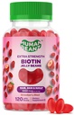 Biotiini Jelly Bean Gummy Vitamiinit, Extra Strength Biotiini hiukset, iho ja kynnet, 5000 mcg per tarjoilu, hiusten kasvu vitamiinit miehille ja naisille, 120 mansikka Blast hyytelöpavut, Kosher