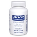 Puhdas kapseli Ubiquinol- QH - 100 mg CoQ10 - tukee energian aineenvaihduntaa ja sydämen terveyttä* - Coenzyme Antioksidantteja täydentää - ei-GMO - 60 Softgel- kapselia