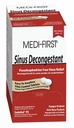 Medique tuotteet Medi-First 80933 Sinus Decongestant, 100-Packets of 1 (Pakkaus voi vaihdella) , punainen