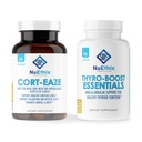 NuEthix Formulations Cortisol ja Kilpirauhasen tuki täydentää Bundle: Cort-Eaze Cortisol-Control täydentää, 60 kapselia, 30 tarjoilua ja Thyro-Bost Essentials, 90 kapselia