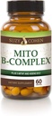 Suzy Cohen, Mito B Complex Dietary Supplement, 5-MTHF, Adeno B12, Methylation Support, tukee tervettä hermostoa, Boost energiaa, B-vitamiinia, 60 tarjoilua