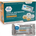 MED PRIDE Triple Antibioottiset Voidepakkaukset Bulk 144 X 0,9g, yksittäiset antibioottiset voidepakkaukset paloille, paloille, haavoille
