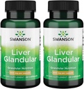 Swanson Liver Glandul 500 Milligrammaa 60 kapselia (2 pakkaus)