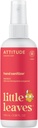 ATTITUDE Käsi Sanitizer Spray lapsille ja aikuisille, EWG Varmennettu, Matkan koko, ihotestattu, kasvi- ja mineraalipohjaiset, vegaaninen, mango, 3.5 Fl Oz (Spray Bottle)
