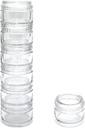 HaiSea Weekly Travel Pill Planner-Kuukauden pilleri Järjestäjä, Päivittäinen kuukausi pilleri Box-Separate AM/PM Osastot Värit Vary