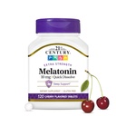 21st Century Melatoniini 10 mg Extra Strength, 120 Count, nopeasti ratkaista uniapu aikuisille, edistää rentoutumista ja levollinen uni, Non-Habit Forming, Gluteeniton, kirsikka maku