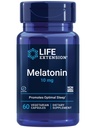 Elämän jatkaminen Melatoniini, 10 mg, terve annos, korkein käytettävissä oleva annos, unihoito, terve immuunivaste, hapettava stressi puolustus, kasvissyöjä, 60 kapselia