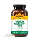 Maa Elämä Kalsium Magnesiumsinkki D3-vitamiinilla ja L-glutamiinihapolla, Luun tukiravintolisä, Certified Gluten Free, 1000 mg/500 mg/25 mg, 180 tablettia