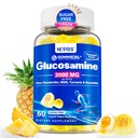 Sokeriton glukosamiini Kondroitin MSM Gummies - Max Strength Mobility Supplement for Women & Men w/ Glukosamiini Sulfate 2000mg, Boswellia, Curcumin & Hyaluronic Acid - Joustavuus Tuki - 60Cts