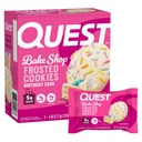 Quest Nutrition Frosted Protein Evästeet, syntymäpäiväkakku, <1g sokeria, 5g proteiinia, 1g Net Carbs, Gluteeniton, 8 evästeitä