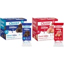 Quest Nutrition Frosted Cookies Twin Pack Bundle, suklaakakku 1g Sokeri 11g Proteiini 2g Net Karbs ja mansikkakakku 1g Sokeri 10g Proteiinia 2g Net Carbs, Gluteeniton, 16 Evästeet Jokainen