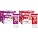 Quest Frosted Evästeet Twin Pack syntymäpäiväkakku 1g Sokeri 10g Proteiinia 2g Net Carbs Gluteeniton 8 Kreivi ja mansikkakakku 1g Sokeri 10g Proteiinia 2g Net Carbs Gluteeniton 16 evästeitä