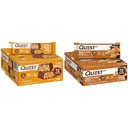 Quest Nutrition Crispy Chocolate Peanut Butter Hero Protein Bar, 18g Protein & Chocolate Peanut Butter Bars, High Protein, Low Carb, Gluteeniton, Keto Friendly, 12