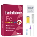 Iron Deficibility Test Kit, Sopii lapsille ja aikuisille, at-Home Iron Test Kit anemia. Rautatestipakkaus nopeaa reagointia ja tarkkoja tuloksia varten