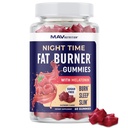 Night Time Fat Burner Gummies kanssa melatoniini uni & laihtuminen tuki ... Nälkä Suppressantti & aineenvaihdunta Booster, Silppua vatsa rasvaa nukkuessasi...