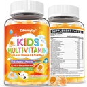 Lapset Multivitamiini Gummies - Vitamiinit D3 K2, Methylated B-Complex Omega-3, Rauta Immuuneja & kehitys tuki - Organic Mixed-Berry maku monivitamiinia lapsille päivittäin - Sokeriton & Vegan