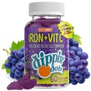 Vital+Boon - Silitysrauta C-vitamiinilla ja B12-vitamiinilla (60 kreivi) Elinvoimaa punasolumuodostukseen ...