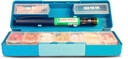 GMS Group Medical Supply, LLC Diabetic Pen Case & 7 Day Medicine Organizer - Travel Kit for Diabetic Supplies - at Glance Medicine Reminder - Pitää uusia ja käytettyjä neuloja turvallisesti - pieni & hienovarainen