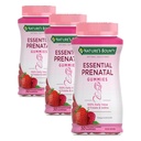 Nature's Bounty Optimal Solutions Essential Prenatal Gummies,Foolihappo ja Jodi,Omega 3 ja DHA,25 Servings,50 Count (Pack of 3)